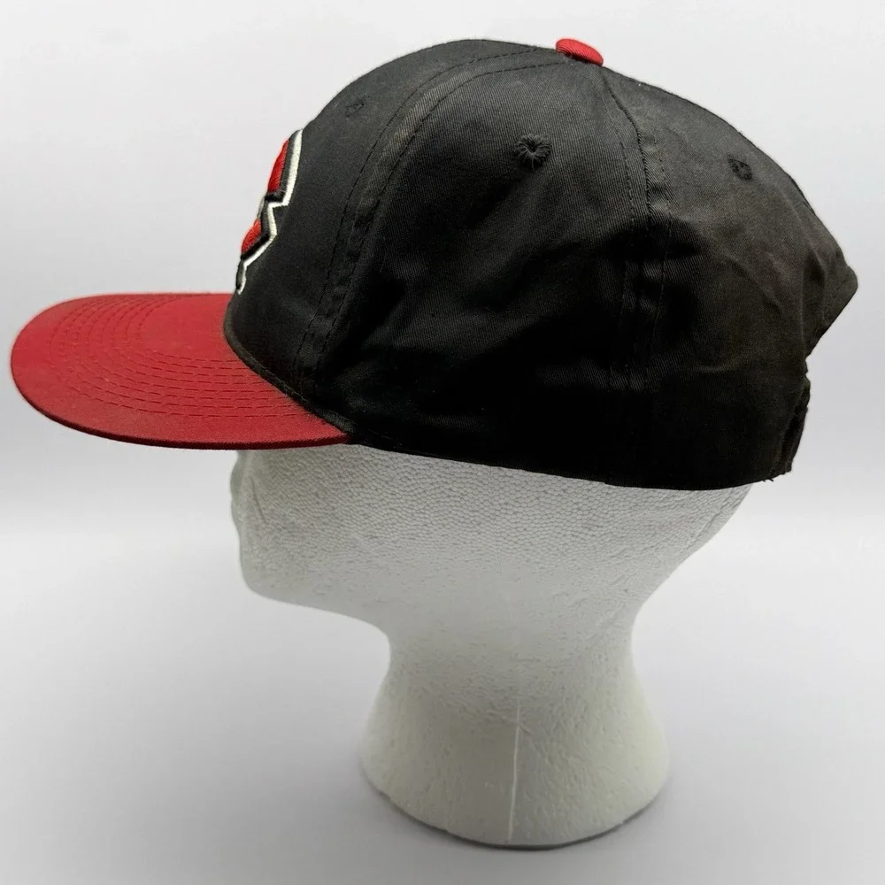 OC Sports‎ Carolina Mudcats MILB OSFM Baseball Hat Cap Black Red Youth